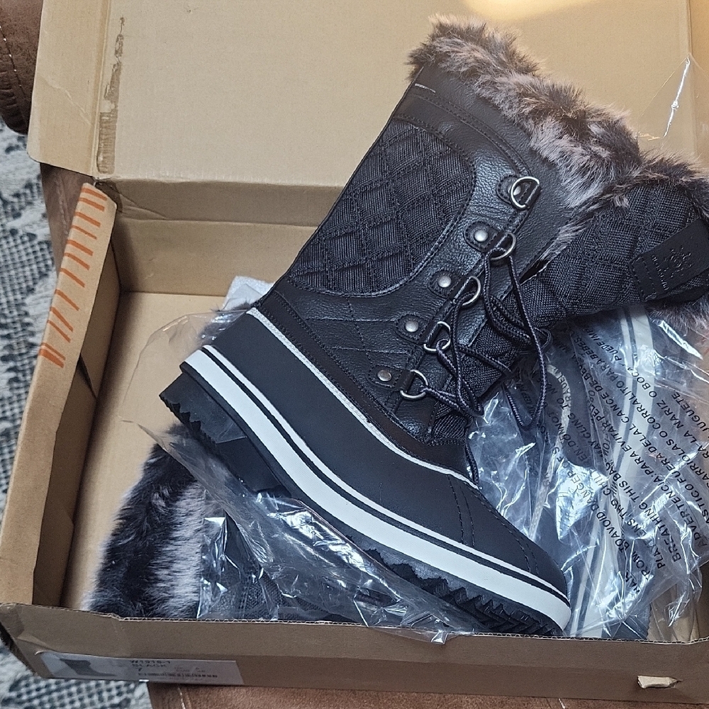 Women's Black Winter Boots